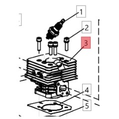 Cilindro soffiatore modelli EBV260 CG0956