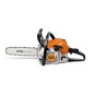 STIHL MS 211 35,2 ccm Benzin-Motorsäge mit Schiene und Schienendeckel