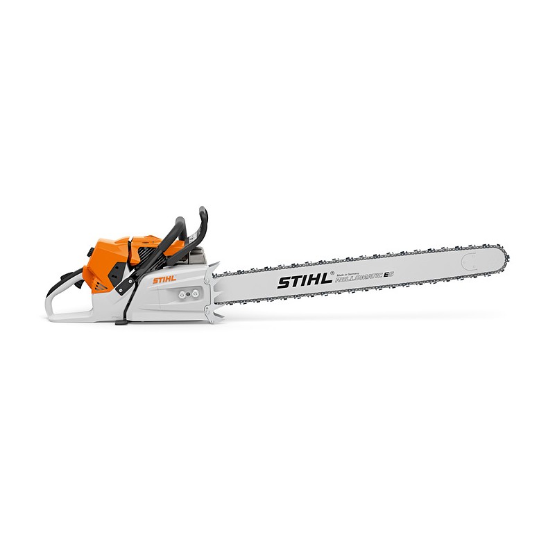 STIHL MS 881 121.6 cc petrol chainsaw with chain bar and bar cover