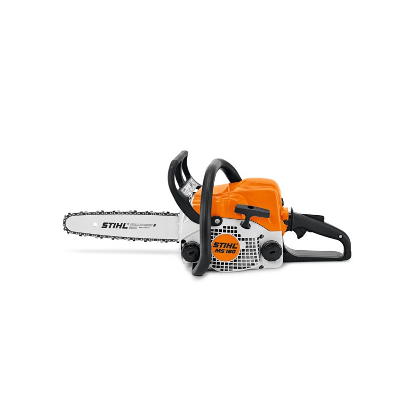 Motosierra profesional STIHL MS180 31,8 cc con barra de cadena y funda de barra | Newgardenstore.eu