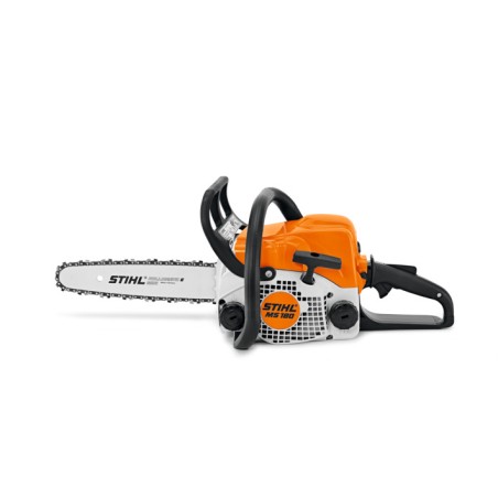 STIHL MS180 31.8 cc tronçonneuse professionnelle avec guide-chaîne et capot de protection du guide-chaîne | Newgardenstore.eu