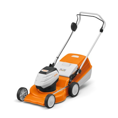 Cortacésped inalámbrico STIHL RMA248 de 36 V con ancho de corte de 46 cm y bolsa recolectora de 55 L | Newgardenstore.eu