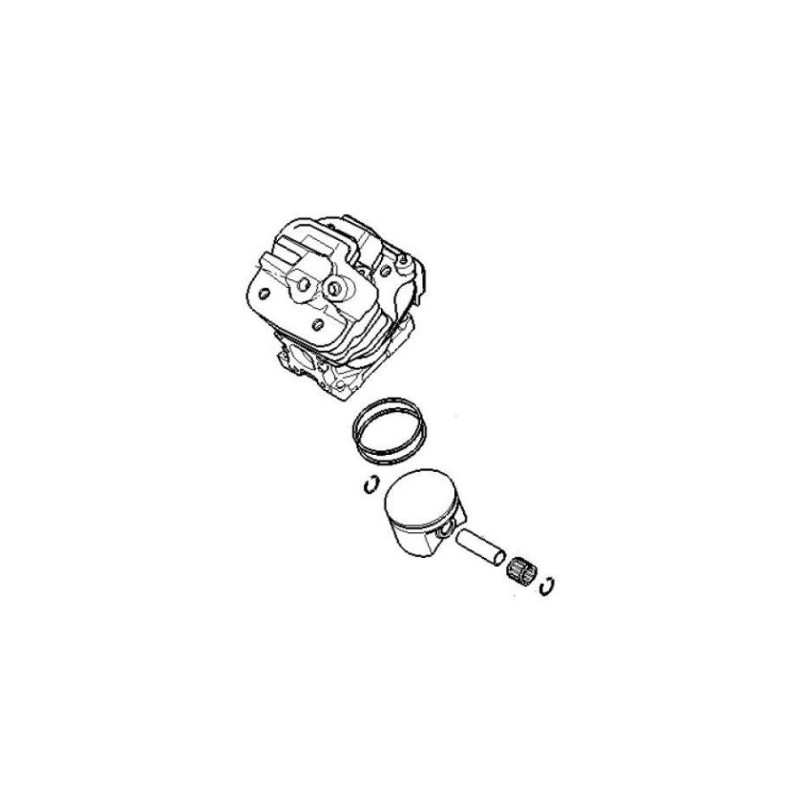 Cylinder with piston diameter 54 mm models MS500i ORIGINAL STIHL 1147-020-1200