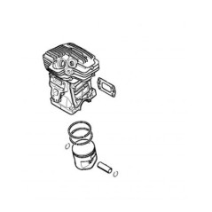 Cylindre et piston de 47 mm de diamètre modèles MS291 ORIGINAL STIHL 11410201206