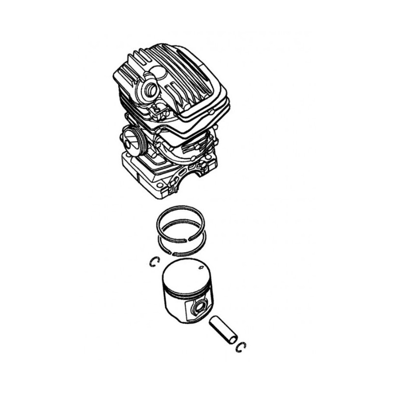 Diamètre du cylindre et du piston 44.7 mm ORIGINAL STIHL modèles MS271 11410201204