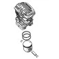 Diámetro del cilindro y del pistón 44,7 mm ORIGINAL STIHL MS271 modelos 11410201204