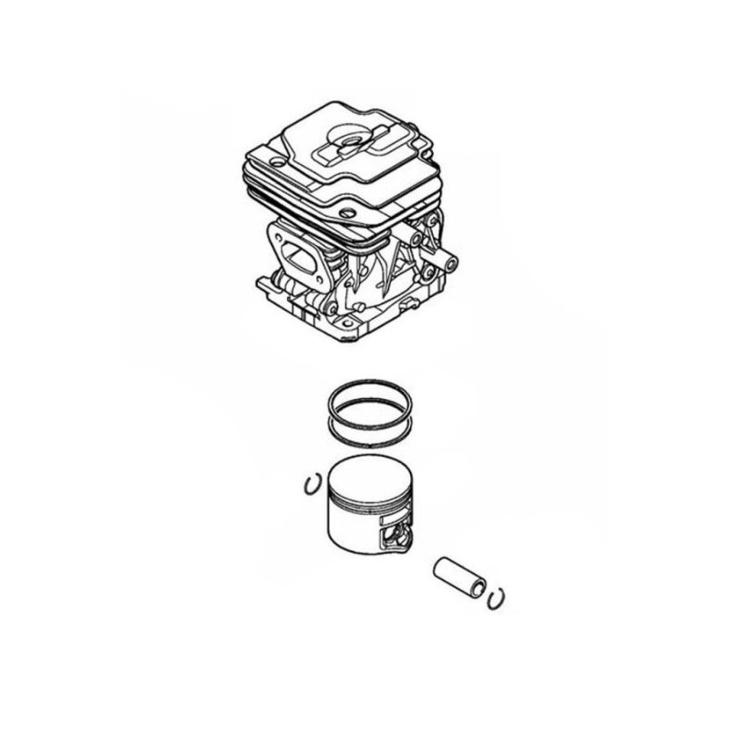 Cylinder and piston diameter 44 mm ORIGINAL STIHL FS460 models 41470201208