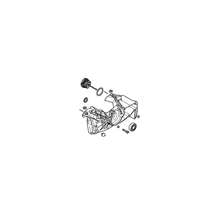 Crankshaft crankcase chainsaw models MS462 ORIGINAL STIHL 11420202601