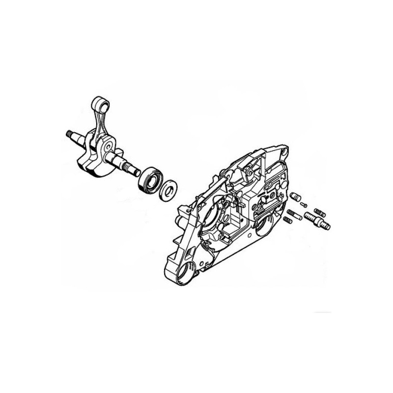 Cigüeñal derecho ORIGINAL STIHL motosierra modelos MS461 11280202914