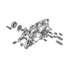 Semi-carter crankshaft chainsaw models MS462 ORIGINAL STIHL 11420202903 | Newgardenstore.eu