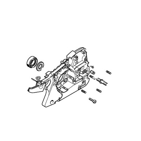 Crankshaft semi-carter ORIGINAL STIHL chainsaw models MS241 11430202936 | Newgardenstore.eu