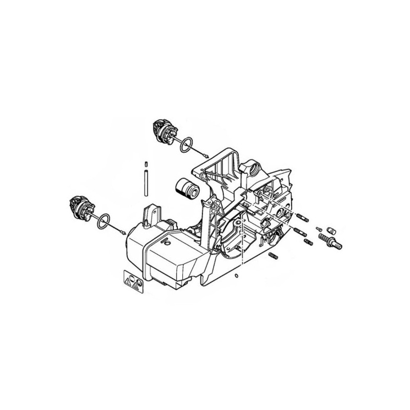 Carcasa motor motosierra modelos MS290 MS310 ORIGINAL STIHL 11270203006