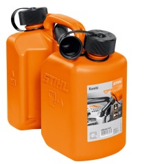 Depósito combinado naranja STIHL capacidad de combustible 3 L - aceite 1,5 L | Newgardenstore.eu