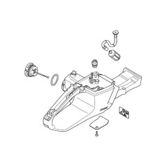 Kettensägen-Tankkörper Modelle MS462 ORIGINAL STIHL 11423500804 | Newgardenstore.eu