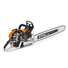 Motosierra de gasolina STIHL MS 500i 79 cc con barra de cadena y funda de barra | Newgardenstore.eu