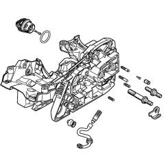 Carcasa motor motosierra ORIGINAL STIHL MS271 11410203019