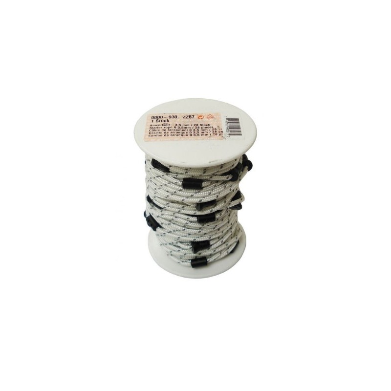 Câble de démarrage de 3,5 mm de diamètre 28 pièces ORIGINAL STIHL tronçonneuse 00009302267