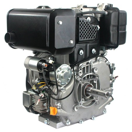 LONCIN moteur conique 23 mm 349 cc 6.7 hp diesel complet extracteur horizontal