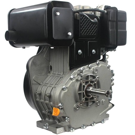 Motor LONCIN cilíndrico 25x80mm 441cc 9,3CV full diesel + eléctrico