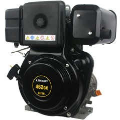 Motor LONCIN 25x80 cilíndrico 462cc 9.3Hp motor diesel completo con tiro horizontal | Newgardenstore.eu