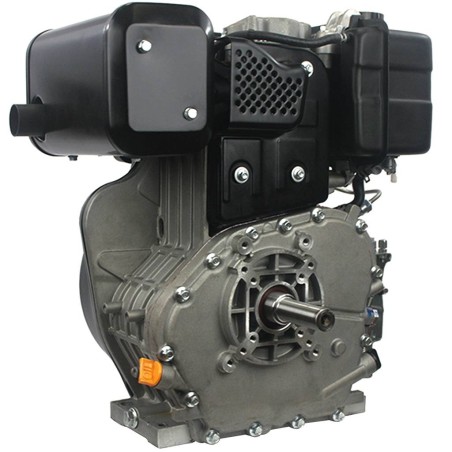 Motore LONCIN cilindrico 25x80 462cc 9.3Hp completo diesel a strappo orrizontale