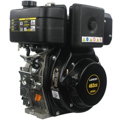 LONCIN engine 25x80 cylindrical 462cc 9.3Hp complete diesel engine with horizontal pull | Newgardenstore.eu