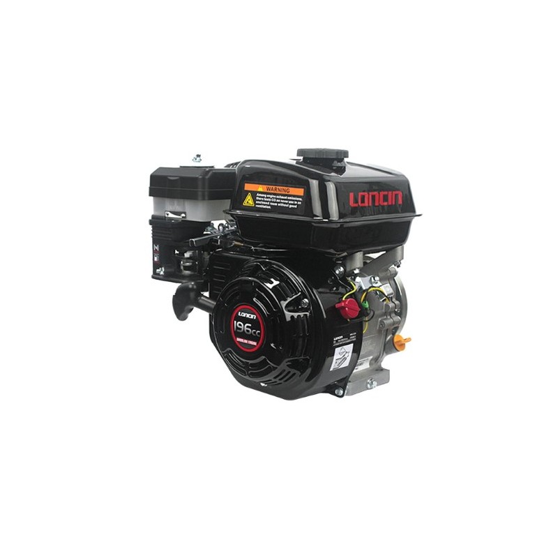 LONCIN moteur conique 23mm 196cc complet avec recul horizontal essence