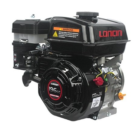 LONCIN conical 23mm 196cc engine complete with horizontal recoil petrol | Newgardenstore.eu