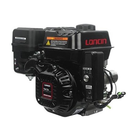 LONCIN Motor zylindrisch 19x60 212cc komplett mit horizontalem Abreißmäher + Elektro | Newgardenstore.eu