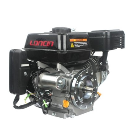 Motore LONCIN conico 23mm 212cc completo benzina a strappo+elettrico