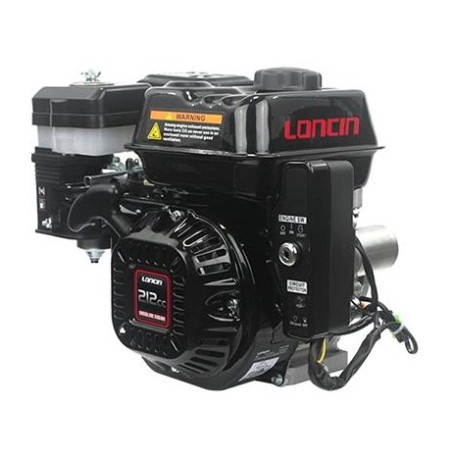 Motore LONCIN conico 23mm 212cc completo benzina a strappo+elettrico | Newgardenstore.eu