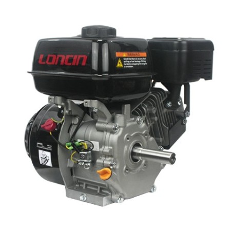 LONCIN Motor Cylindrical 25.4x80 252cc Complete Horizontal-recoil petrol engine | Newgardenstore.eu