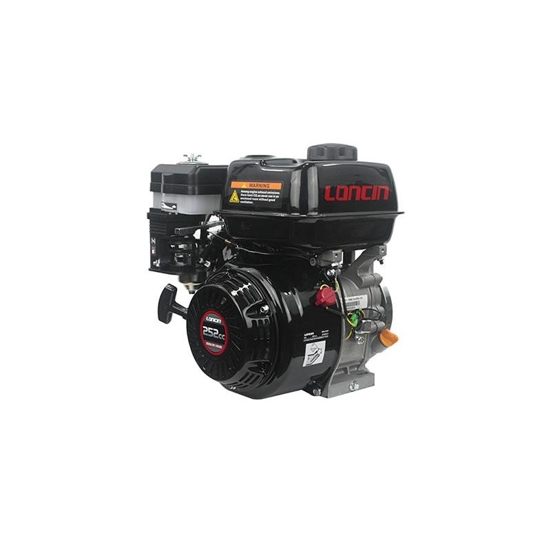 LONCIN Motor konisch 23mm 252cc komplett Horizontal-Zug Benzinmotor