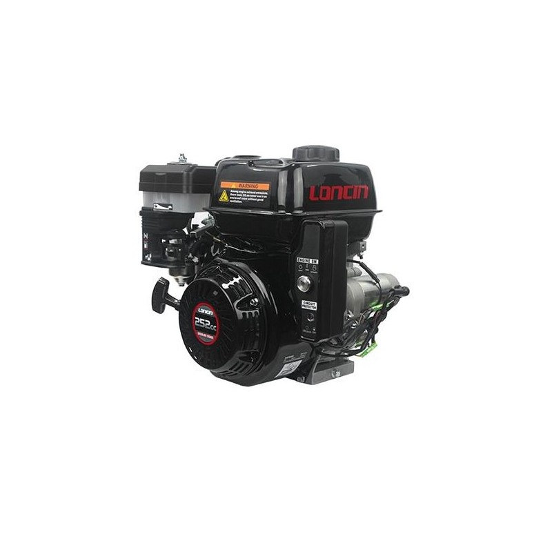 LONCIN moteur conique 23mm 252cc complet essence + électrique