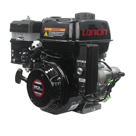 LONCIN motor conical 23mm 252cc complete petrol + electric | Newgardenstore.eu
