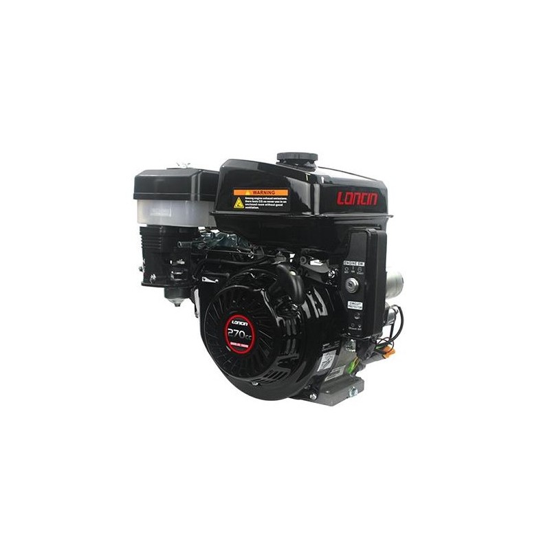 LONCIN moteur conique 23mm 270cc complet essence + électrique