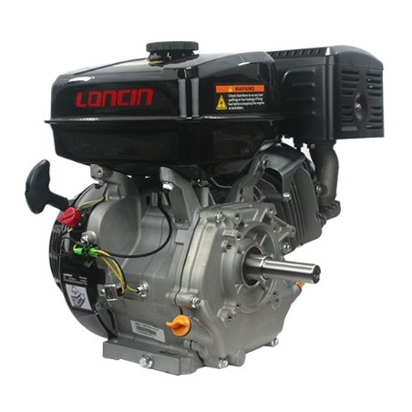 LONCIN Motor zylindrisch 25.4x80 420cc komplett horizontal ausziehbar Benzinmotor