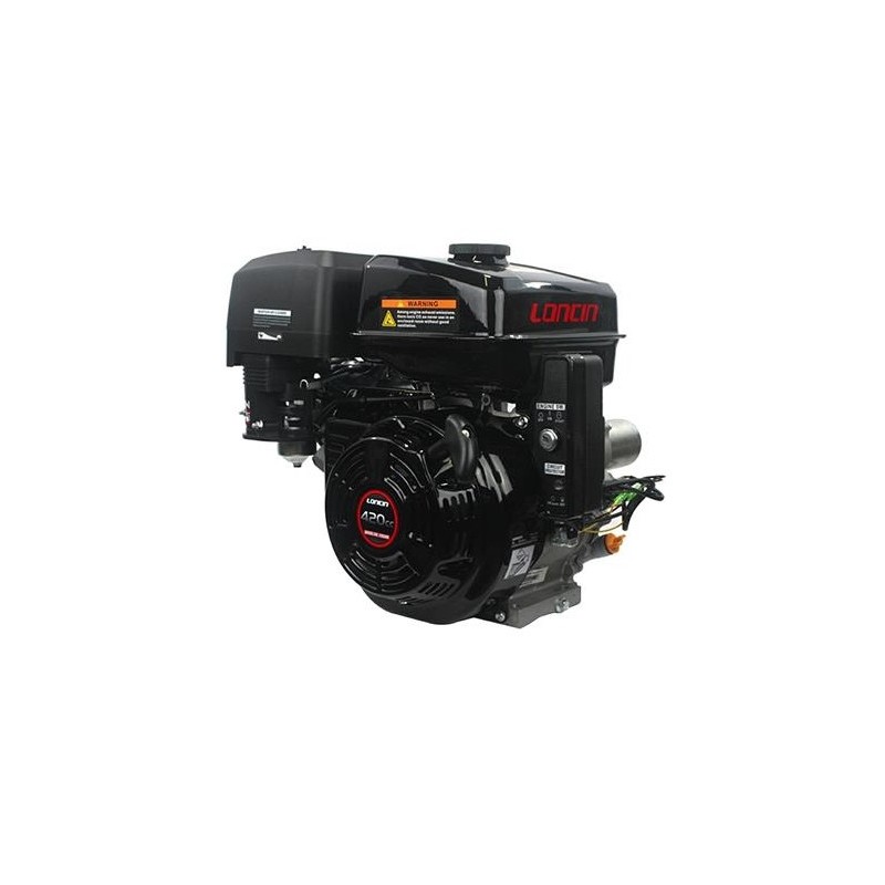 LONCIN Motor zylindrisch 25.4x80cc 420cc komplett Benzin ziehen + elektrisch