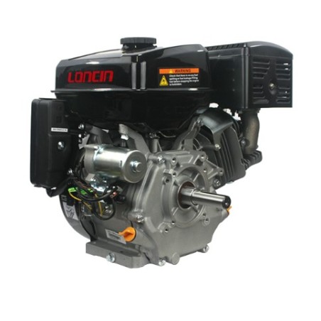 LONCIN motor cilíndrico 25.4x80cc 420cc completo gasolina + eléctrico