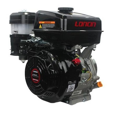 LONCIN motor cónico 23mm 420cc 12.3 Hp completo gasolina motor de retroceso horizontal | Newgardenstore.eu