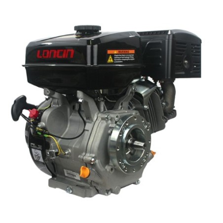 LONCIN moteur conique 23mm 420cc 12.3 Hp complete petrol horizontal recoil engine