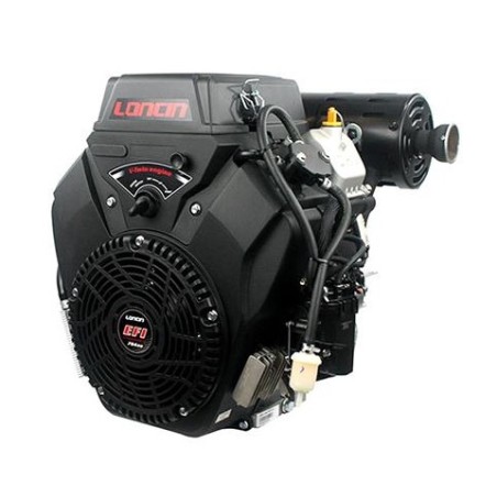 Motor LONCIN cilíndrico 25,4x80 764cc gasolina completo bicilíndrico eléctrico | Newgardenstore.eu