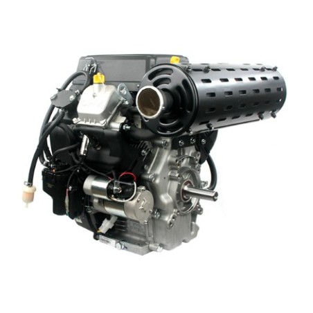 Motor LONCIN cilíndrico 25,4x80 764cc gasolina completo bicilíndrico eléctrico