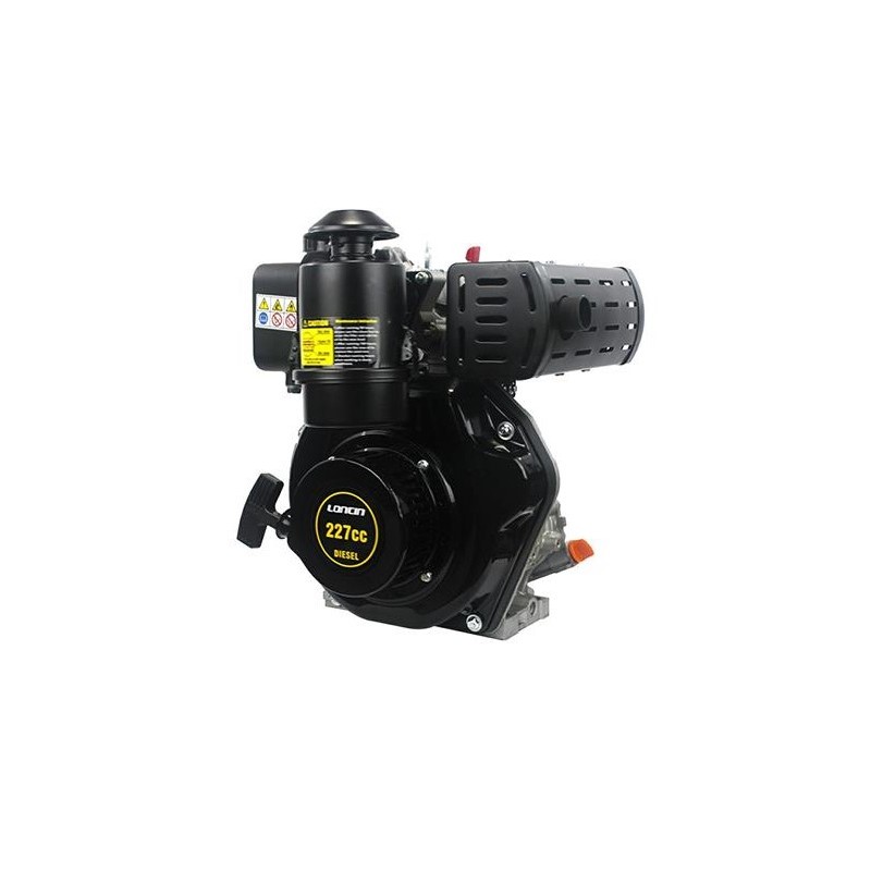 LONCIN Motor konisch 23mm 227cc komplett Diesel Horizontalmäher