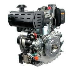 Motor cónico LONCIN 23mm 227cc completo con retroceso diesel + eléctrico horizontal | Newgardenstore.eu