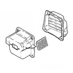 Silencieux de tronçonneuse ORIGINAL STIHL MS440 11281400604