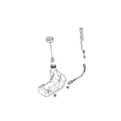 Depósito de combustible para desbrozadora modelos FR235 ORIGINAL STIHL 41513500405