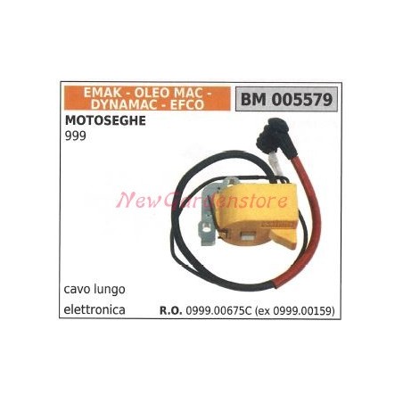 Bobinas de encendido EMAK para motosierras 999 005579 | Newgardenstore.eu