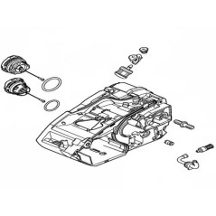 Carcassa motore motosega modelli MS150C-E MS150TC ORIGINALE STIHL 11460203006