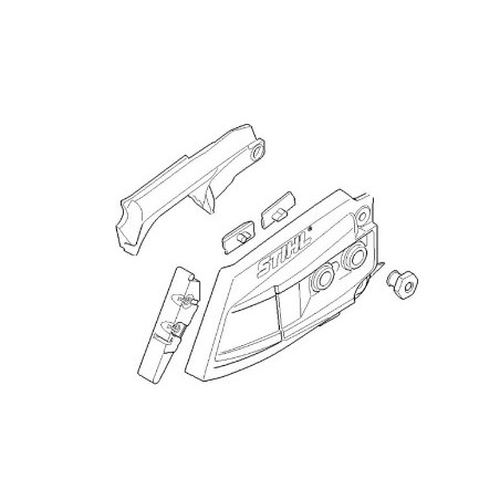 Chainsaw sprocket cover models MS462 MS500i ORIGINAL STIHL 11426401705 | Newgardenstore.eu